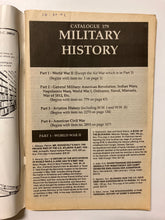 Old, Used and Rare Books on Military History  Catalogue 379