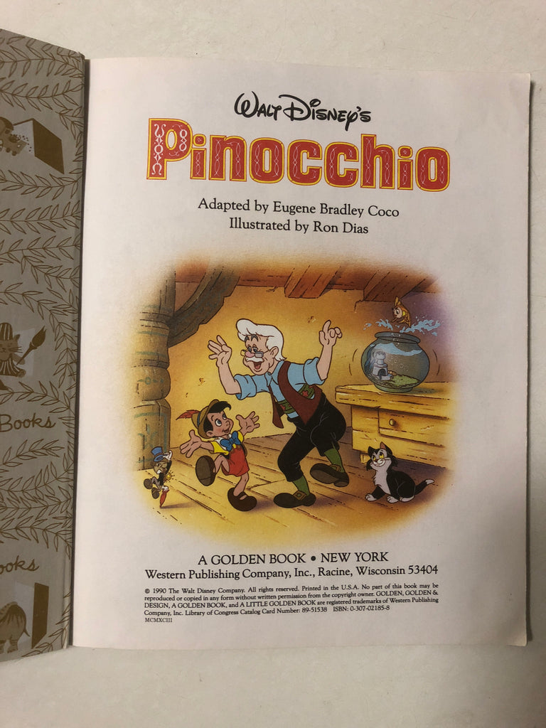 Walt Disney's Pinocchio – Slickcatbooks