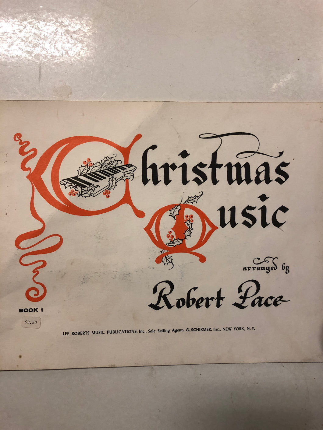 Christmas Music Arranged by Robert Pace - Slick Cat Books