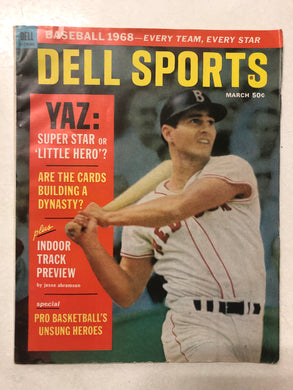 Dell Sports Magazine March 1968 - Slick Cat Books 