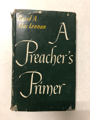 A Preacher’s Primer - Slick Cat Books