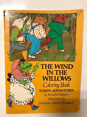 The Wind in the Willows Coloring Book Toad’s Adventures - Slick Cat Books 