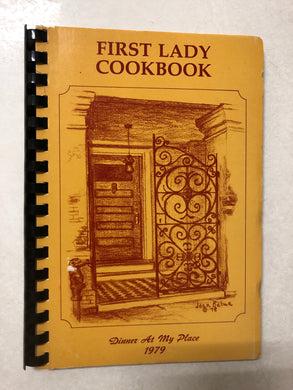 First Lady Cookbook Dinner At My Place 1979 - Slick Cat Books 