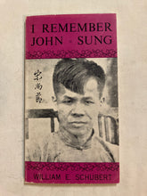 I Remember John Sung - Slick Cat Books 