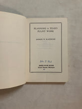 Planning a Year’s Pulpit Work