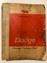 ‘68 Service Manual Dodge Charger/ Caravan/ Dart - Slick Cat Books 