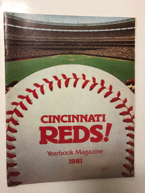 Cincinnati Reds! Yearbook Magazine 1981 - Slick Cat Books 