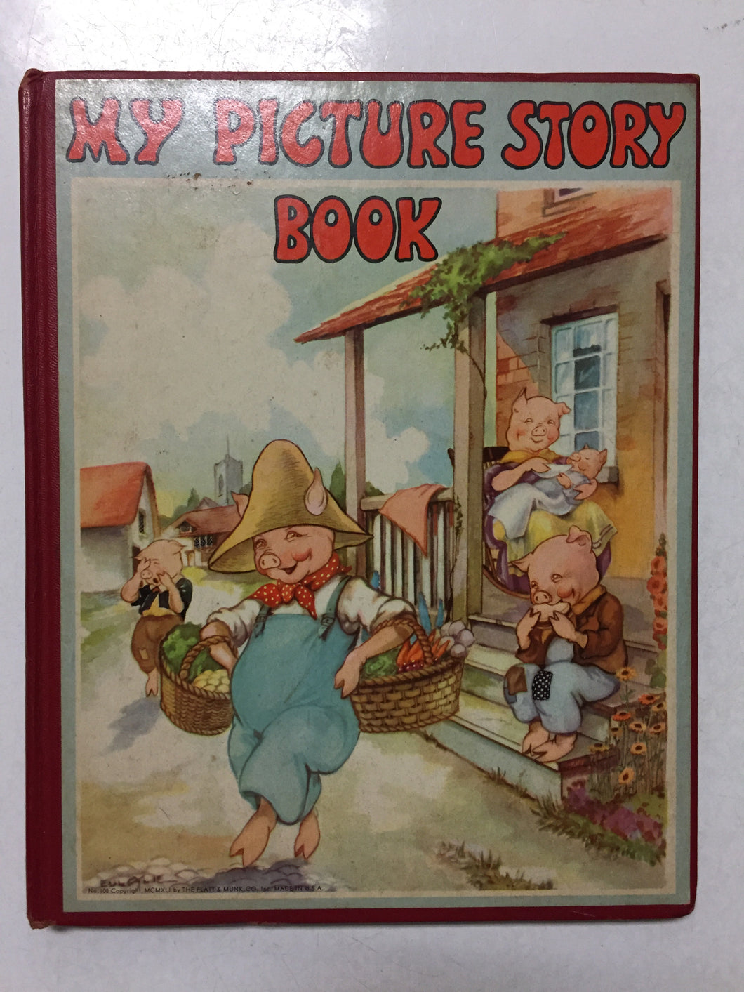 My Picture Story Book A Collection of Objects, Mother Goose Rhymes, Animal Stories - Slickcatbooks