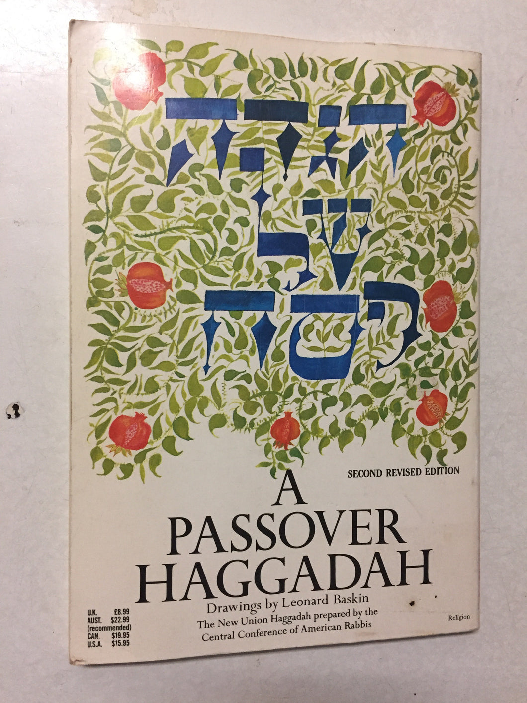 A Passover Haggadah The New Union Haggadah - Slick Cat Books 