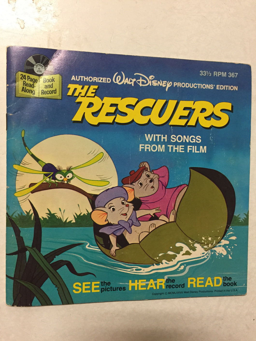 The Rescuers With Songs From the Film - Slickcatbooks