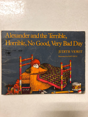 Alexander and the Terrible, Horrible, No Good, Very Bad Day - Slick Cat Books 
