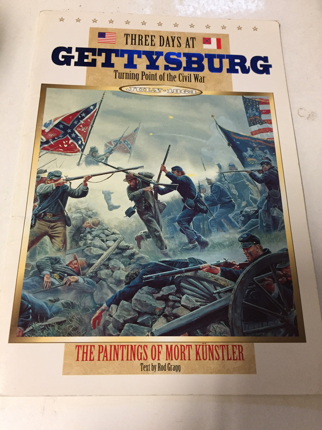 Three Days at Gettysburg Turning Point of the Civil War - Slickcatbooks