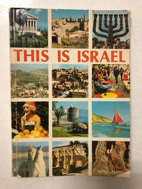 This Is Israel Pictorial Guide & Souvenir - Slick Cat Books 