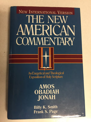 The New American Commentary Vol 19B Amos Obadiah Jonah - Slickcatbooks