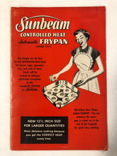 Sunbeam Controlled Heat Automatic Frypan Manual - Slick Cat Books 
