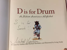 D is for Drum A Native American Alphabet - Slickcatbooks