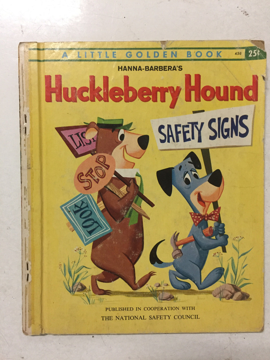 Hanna-Barbera's Huckleberry Hound Safety Signs - Slickcatbooks