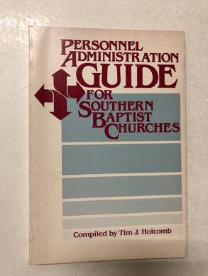 Personnel Administration Guide For Southern Baptist Churches - Slick Cat Books 