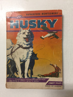 Husky Co-Pilot of the Pilgrim- Slick Cat Books 