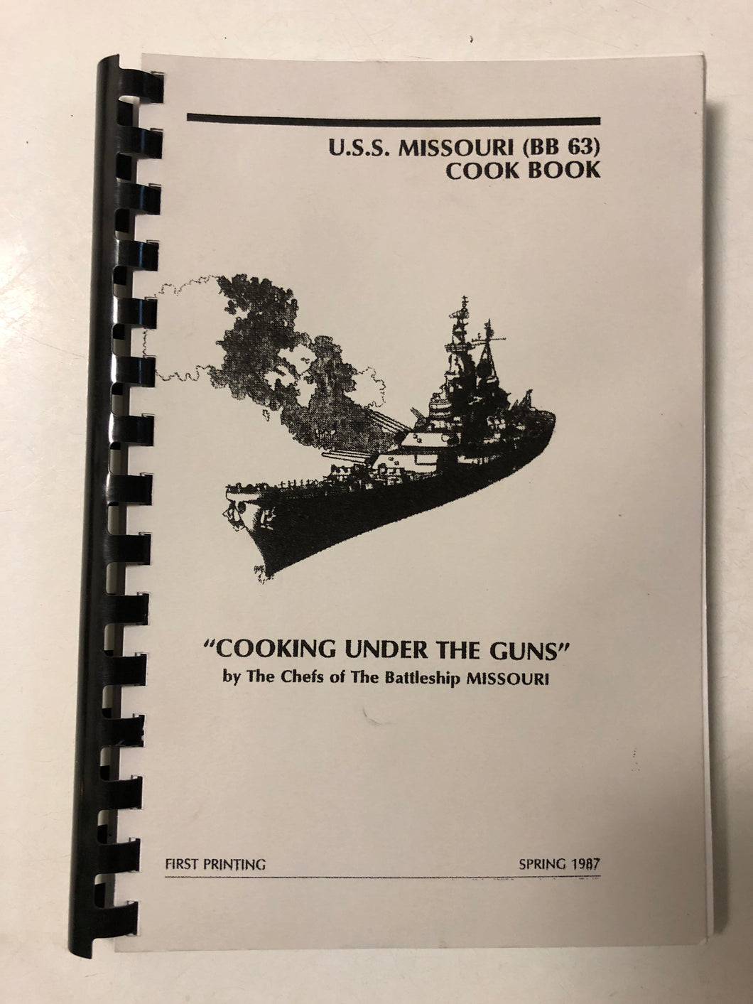 U. S. S. Missouri Cook Book - Slick Cat Books 