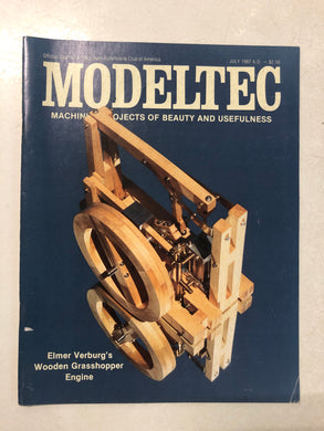 Modeltec July 1987 - Slick Cat Books 