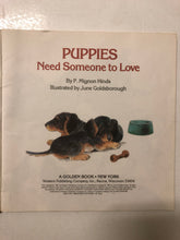 Puppies Need Someone to Love