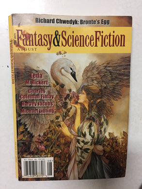 Fantasy & Science Fiction Magazine August 2002 - Slick Cat Books 