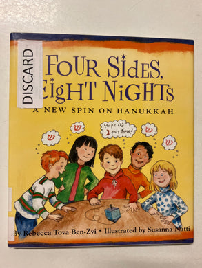 Four Sides, Eight Nights: A New Spin on Hanukkah - Slick Cat Books 